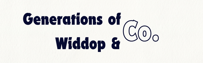 Generations of Widdop and Co Blog Banner